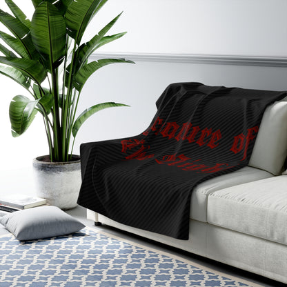 Creature of the Night Sherpa Lined Blanket