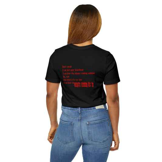 Coming For Us Lyrics Black T-Shirt