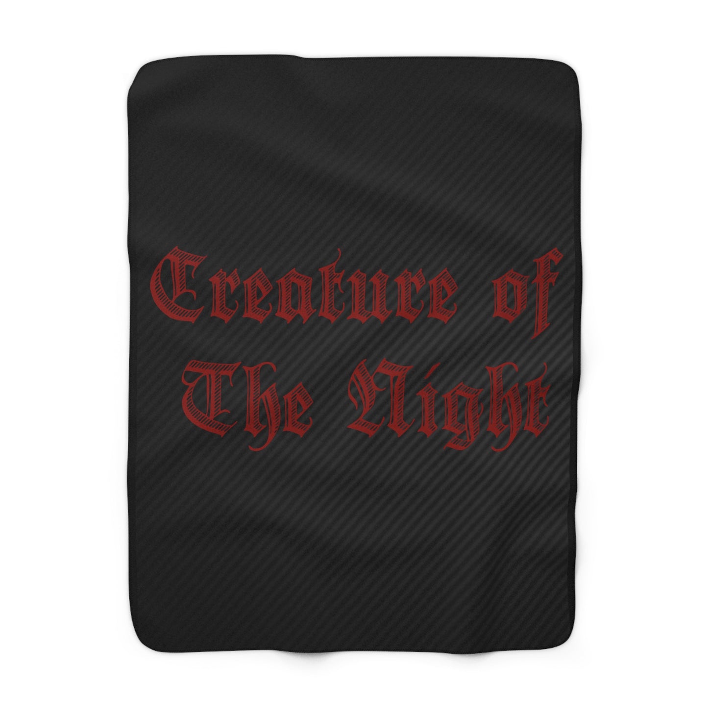 Creature of the Night Sherpa Lined Blanket