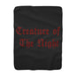 Creature of the Night Sherpa Lined Blanket