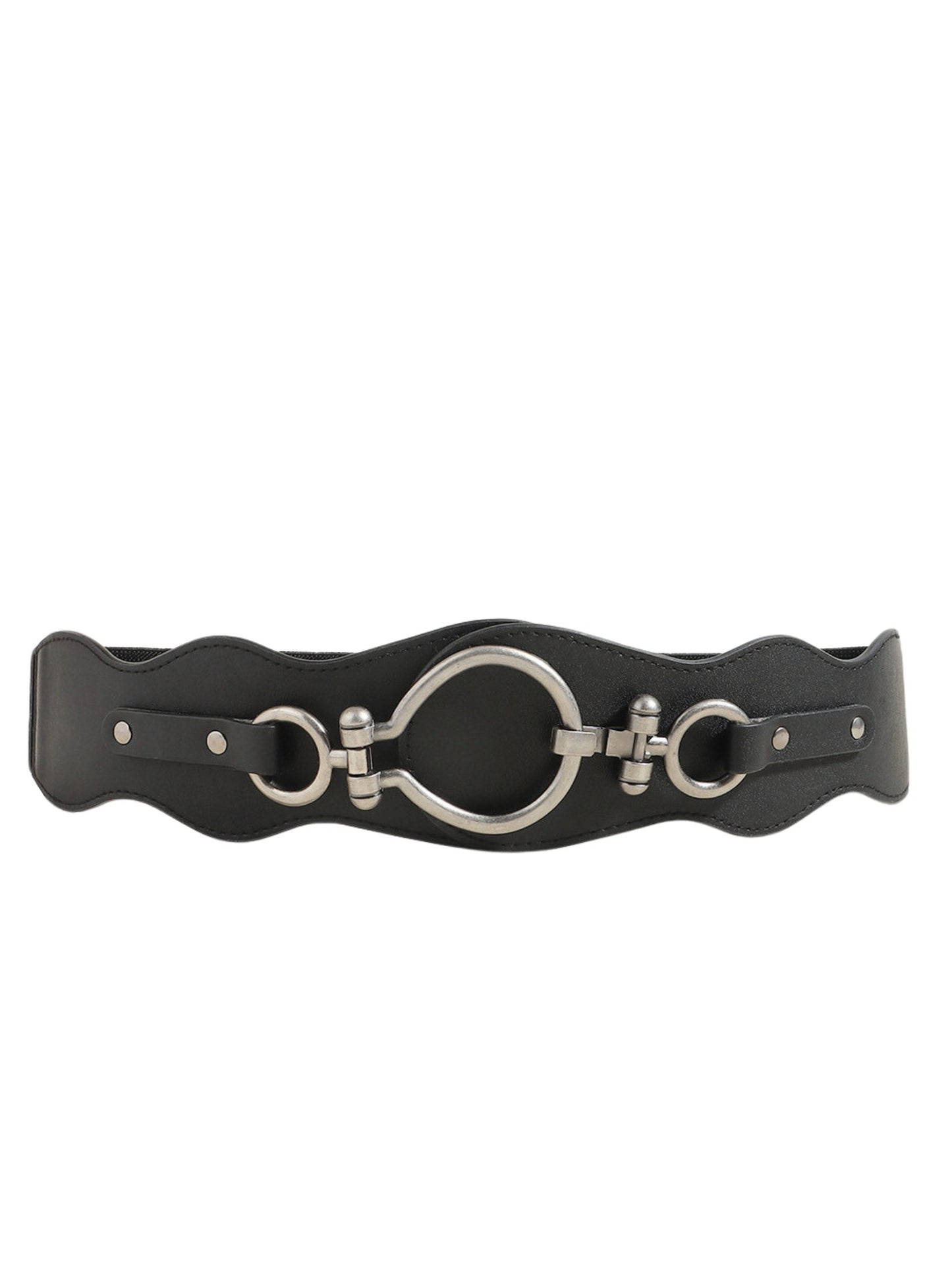 Vegan Leather & Hardware Waist Belt