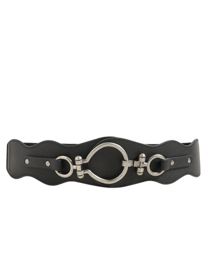 Vegan Leather & Hardware Waist Belt
