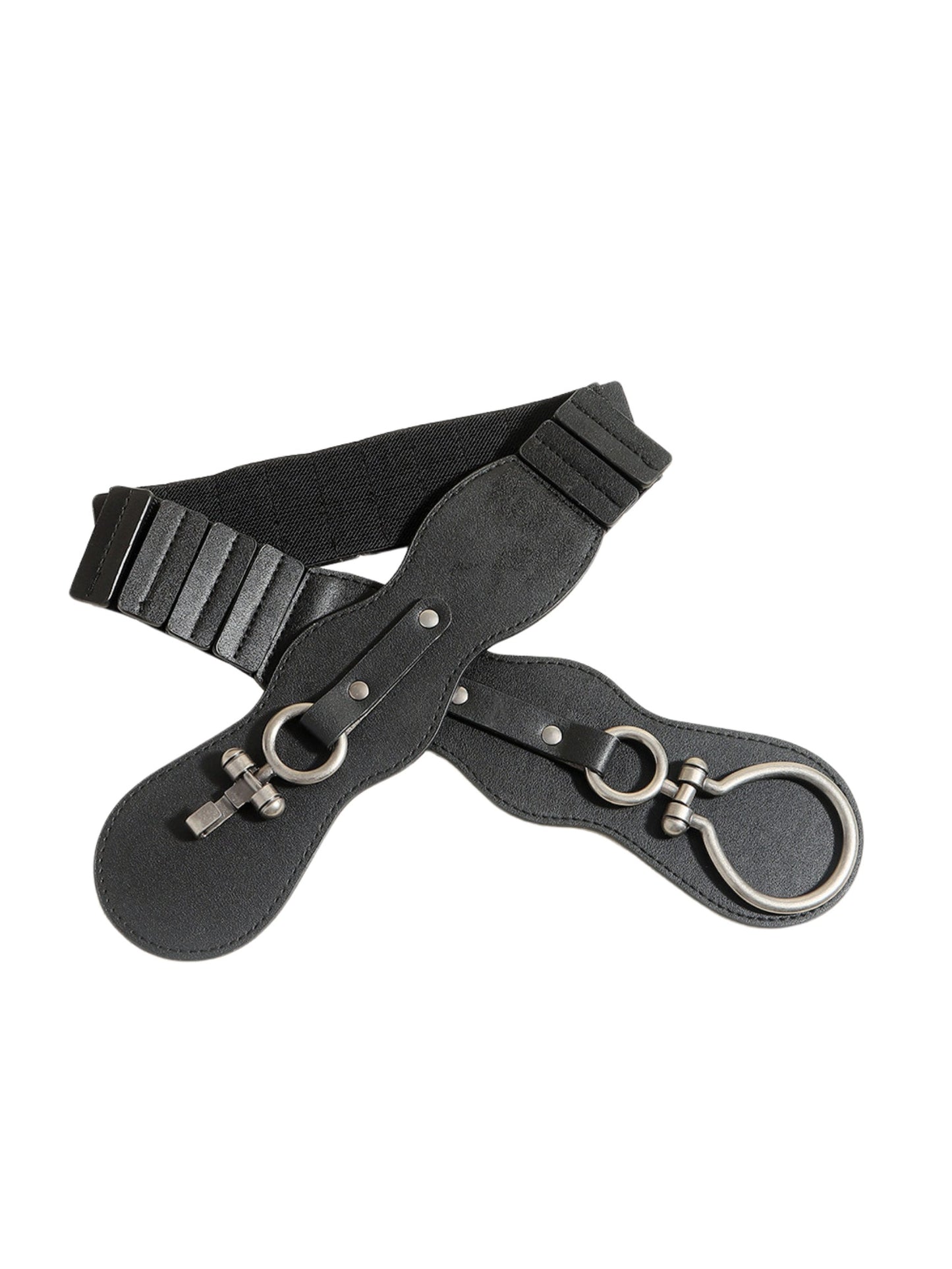 Vegan Leather & Hardware Waist Belt