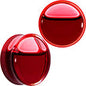 Acrylic Fake Blood Filled Saddle Plug Set 0G to 1 Inch