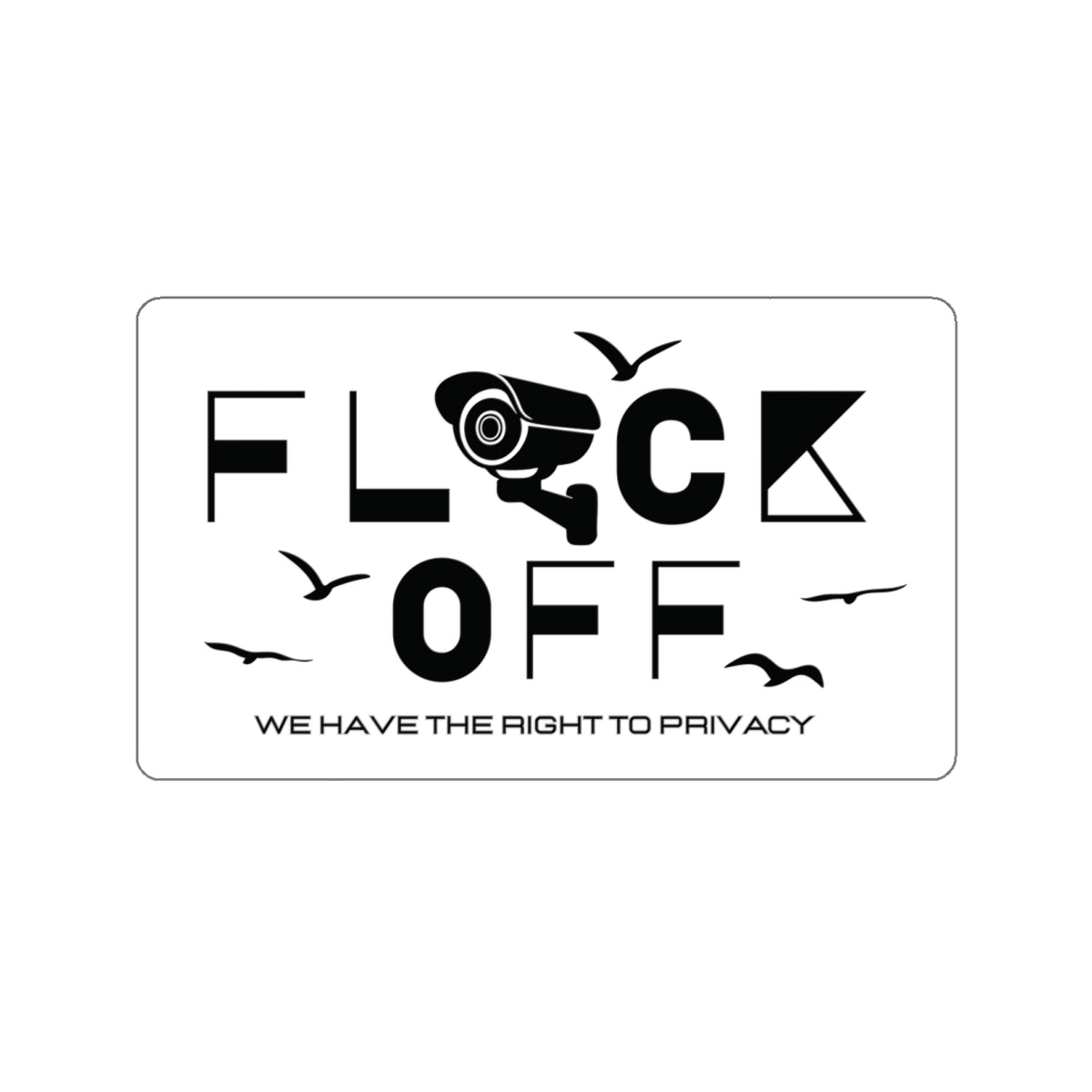 Flock Off Stickers