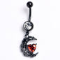 Beloved Moon Dangle Belly Ring