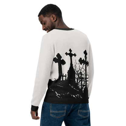 Cemetery Ash Knit Crew Neck Sweater