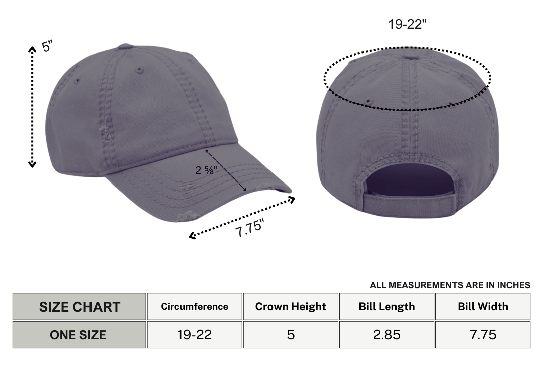 Elder Emo Distressed Dad Cap