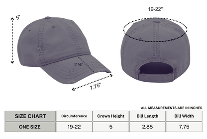 Elder Emo Distressed Dad Cap