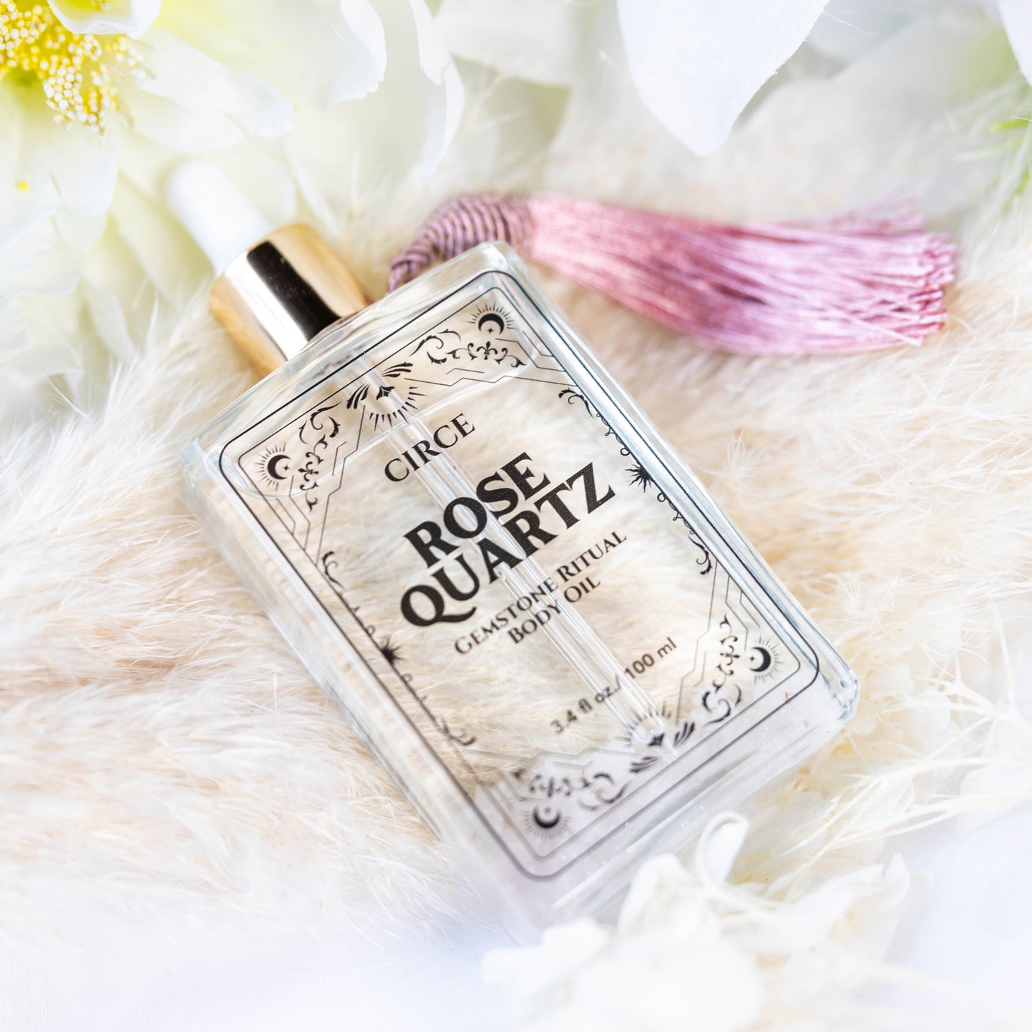 Rose Quartz Body Oil – Crystal Self-Love & Glow | 3.4 oz