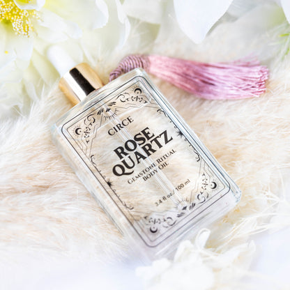 Rose Quartz Body Oil – Crystal Self-Love & Glow | 3.4 oz